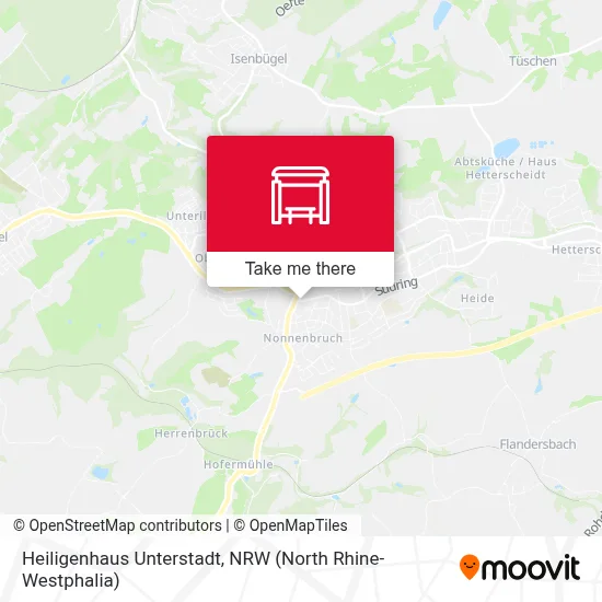 Heiligenhaus Unterstadt map