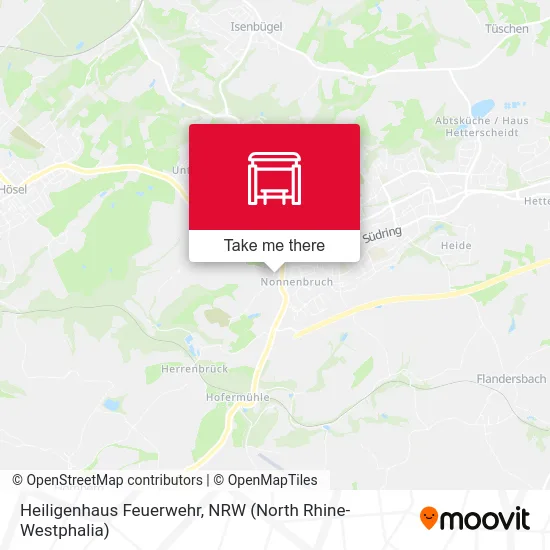 Heiligenhaus Feuerwehr map