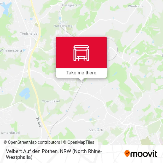 Карта Velbert Auf den Pöthen