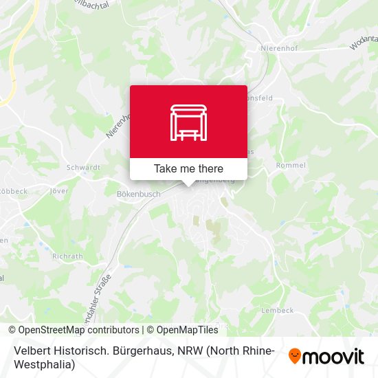 Velbert Historisch. Bürgerhaus map