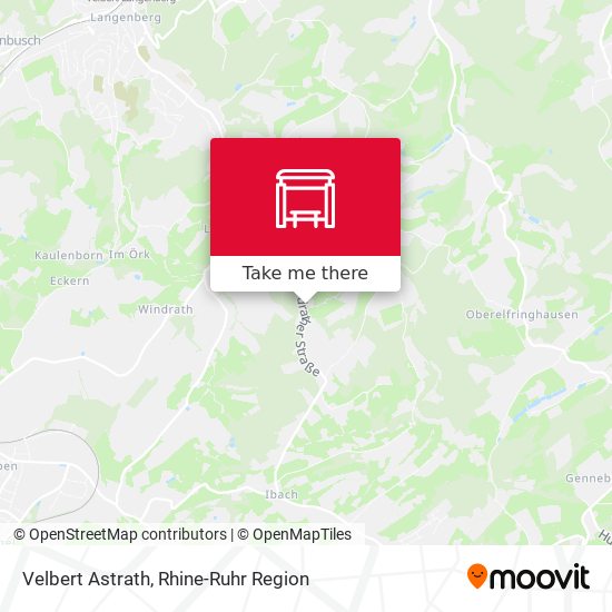 Velbert Astrath map