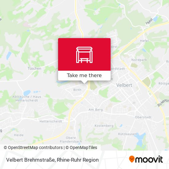 Velbert Brehmstraße map