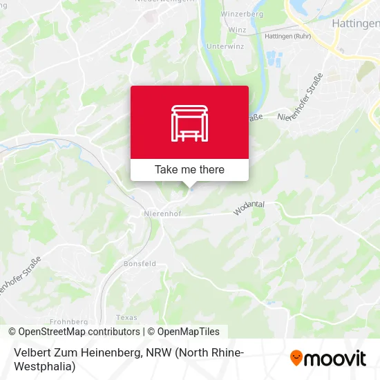 Карта Velbert Zum Heinenberg