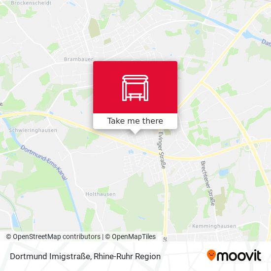 Dortmund Imigstraße map