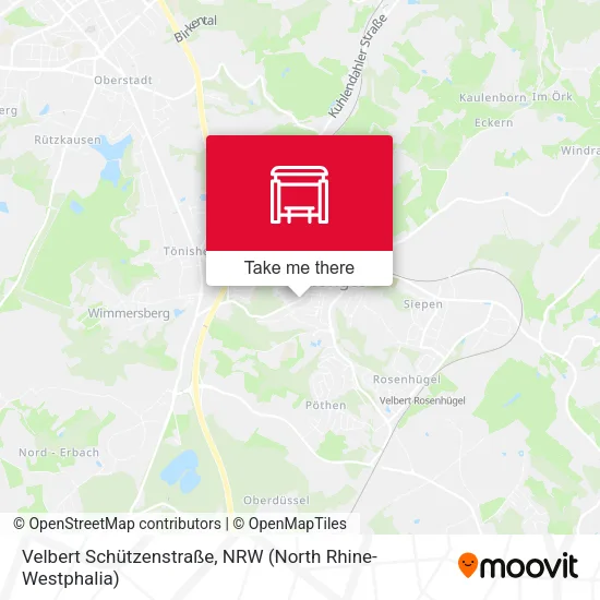 Карта Velbert Schützenstraße