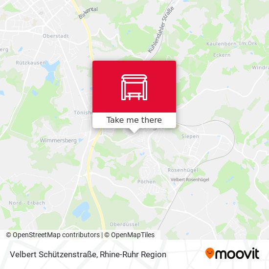 Velbert Schützenstraße map