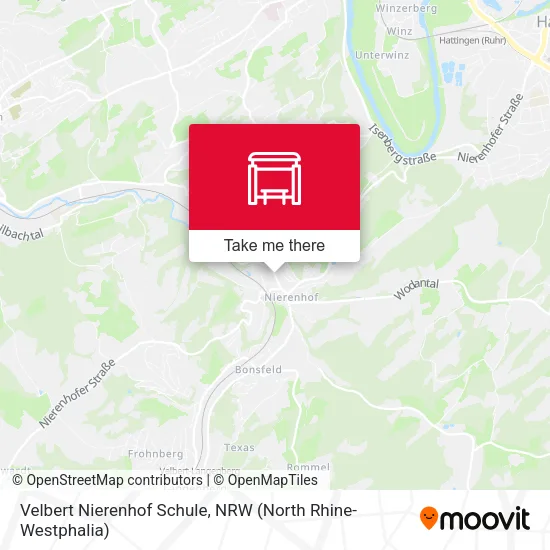 Карта Velbert Nierenhof Schule
