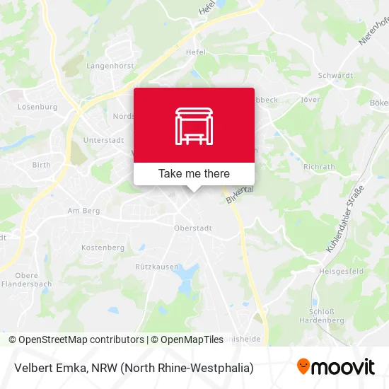 Карта Velbert Emka