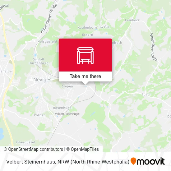 Карта Velbert Steinernhaus