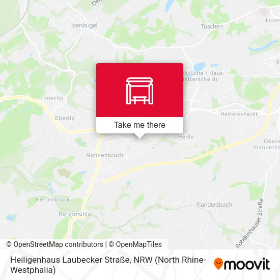 Карта Heiligenhaus Laubecker Straße