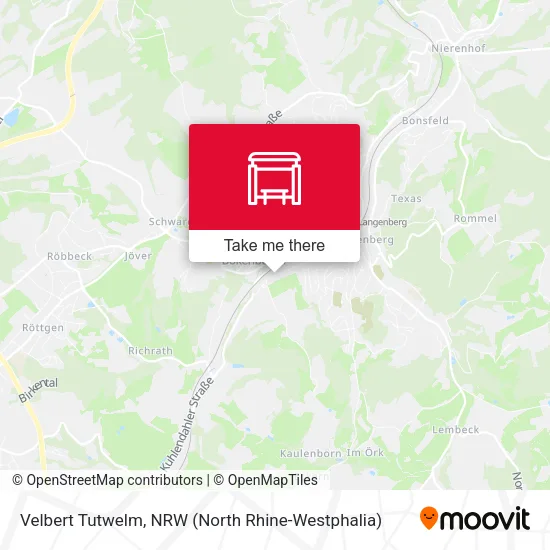 Карта Velbert Tutwelm
