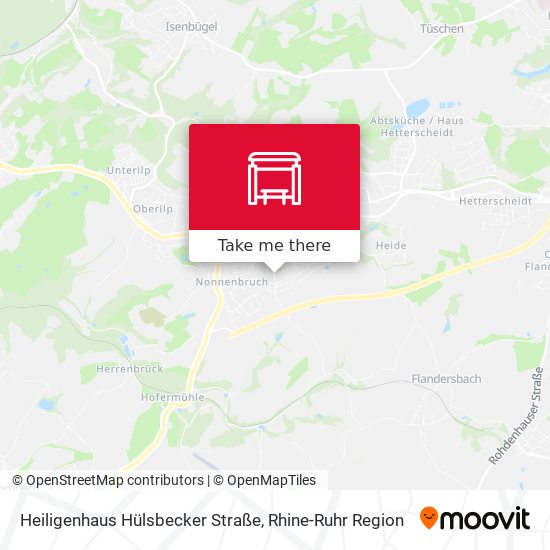 Heiligenhaus Hülsbecker Straße map