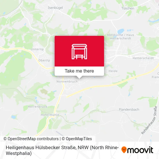 Карта Heiligenhaus Hülsbecker Straße