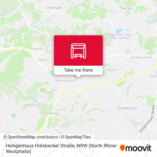 Heiligenhaus Hülsbecker Straße map