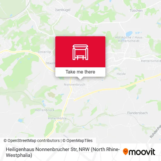 Карта Heiligenhaus Nonnenbrucher Str