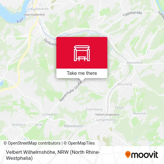 Карта Velbert Wilhelmshöhe