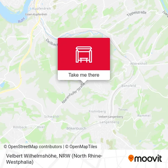 Карта Velbert Wilhelmshöhe