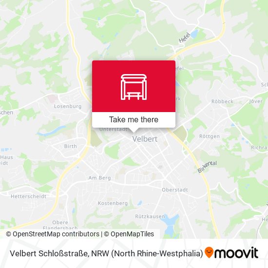 Velbert Schloßstraße map