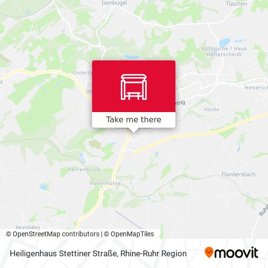 Heiligenhaus Stettiner Straße map
