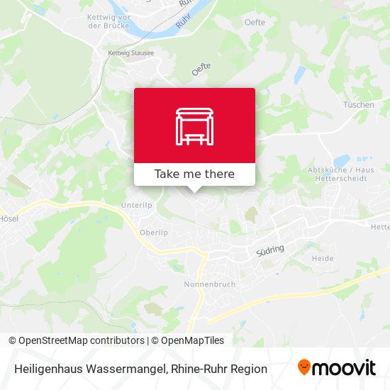 Heiligenhaus Wassermangel map