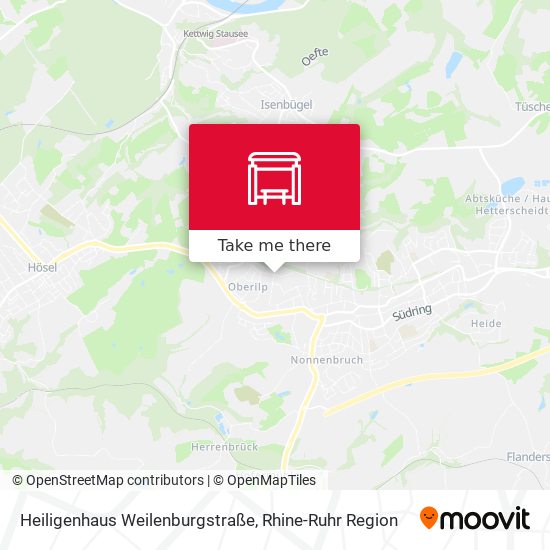 Heiligenhaus Weilenburgstraße map