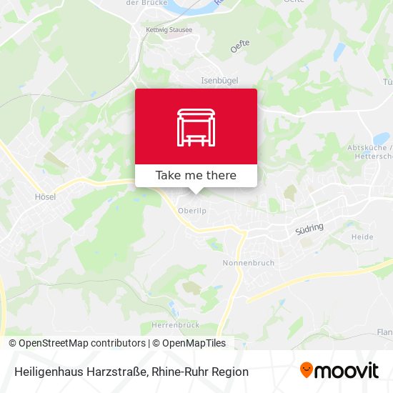 Heiligenhaus Harzstraße map
