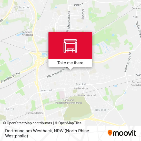 Карта Dortmund am Westheck