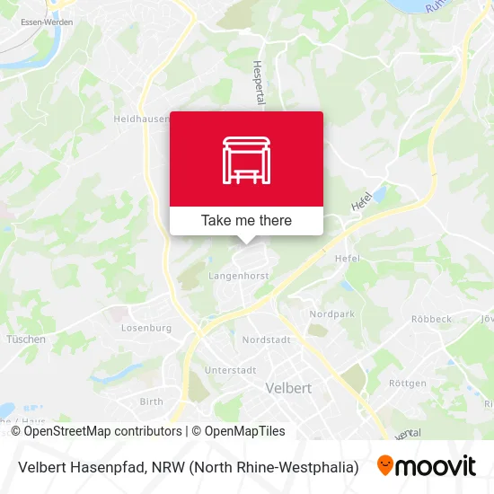 Карта Velbert Hasenpfad