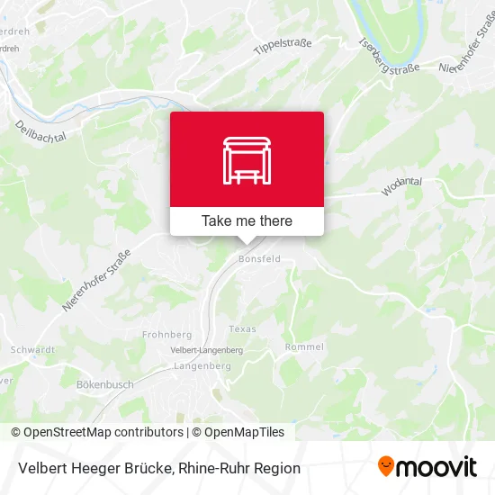 Карта Velbert Heeger Brücke