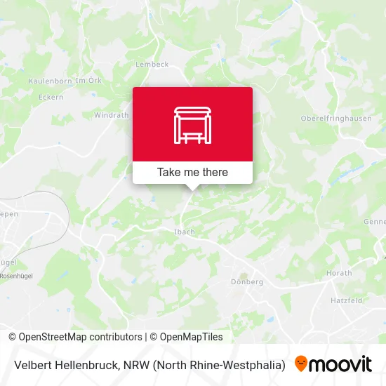 Карта Velbert Hellenbruck