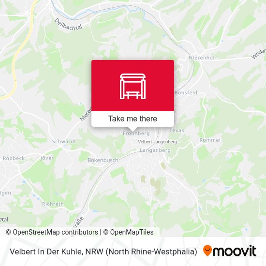Карта Velbert In Der Kuhle