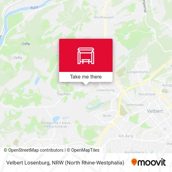 Карта Velbert Losenburg
