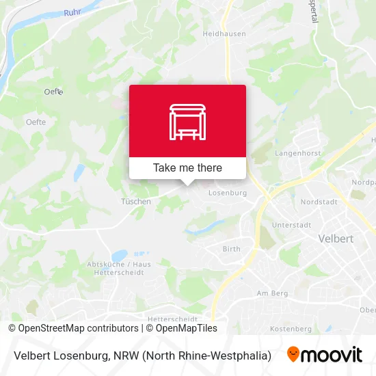 Карта Velbert Losenburg