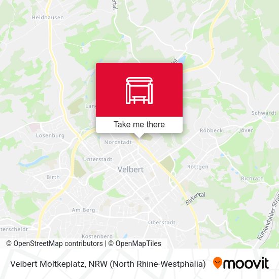 Карта Velbert Moltkeplatz