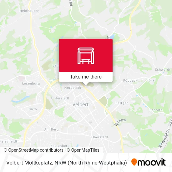 Карта Velbert Moltkeplatz