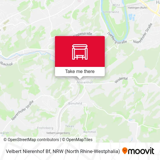 Карта Velbert Nierenhof Bf
