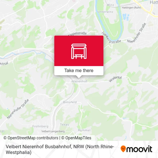 Velbert Nierenhof Busbahnhof map