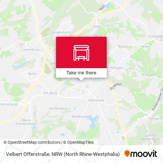 Velbert Offerstraße map