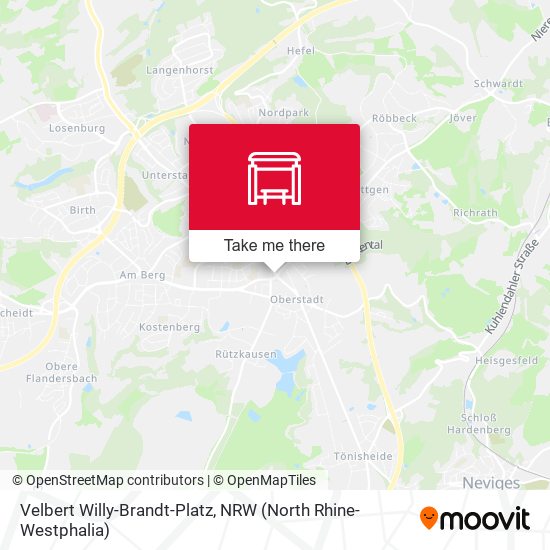 Velbert Willy-Brandt-Platz map