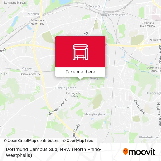 Dortmund Campus Süd map