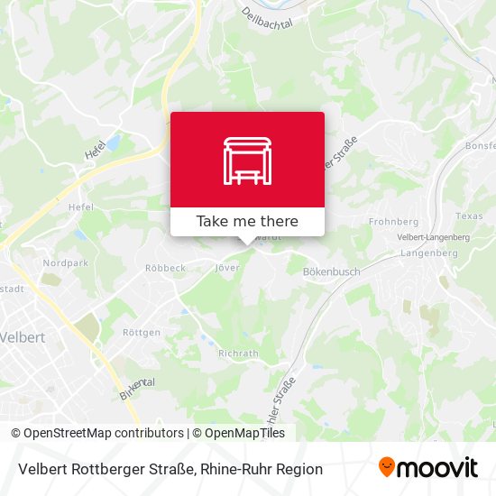 Velbert Rottberger Straße map