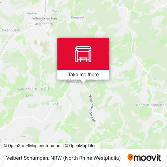 Карта Velbert Schampen