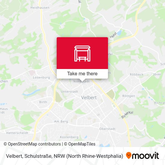 Карта Velbert, Schulstraße