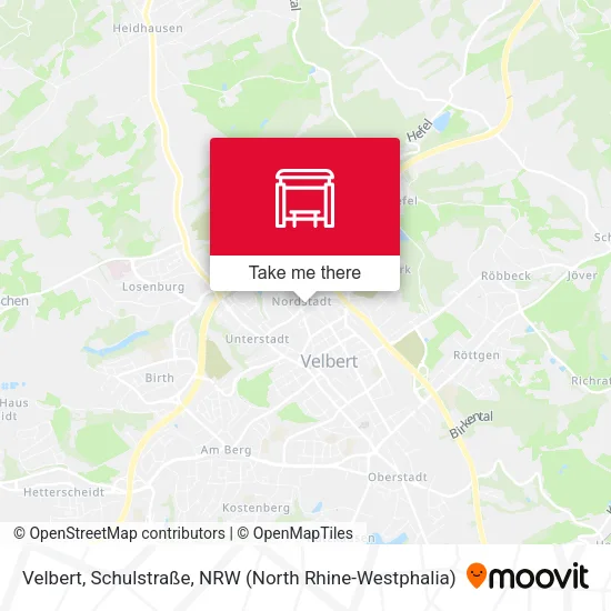 Карта Velbert, Schulstraße
