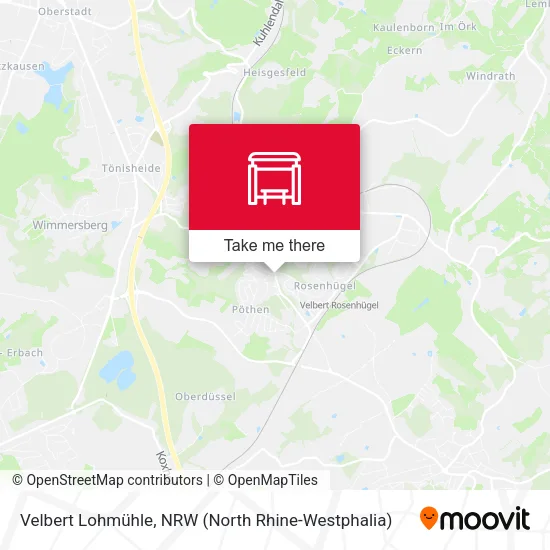 Velbert Lohmühle map