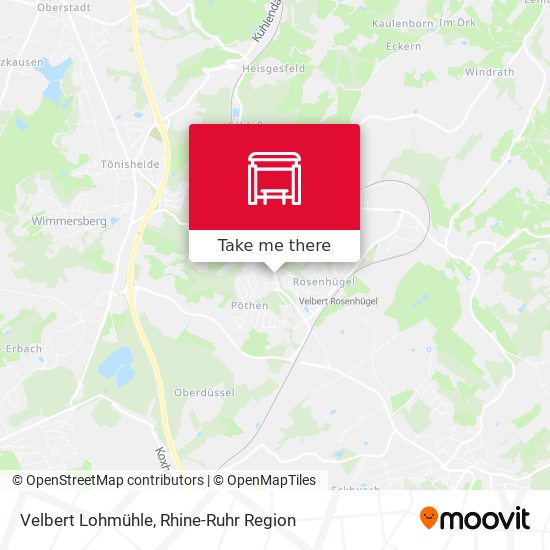 Velbert Lohmühle map