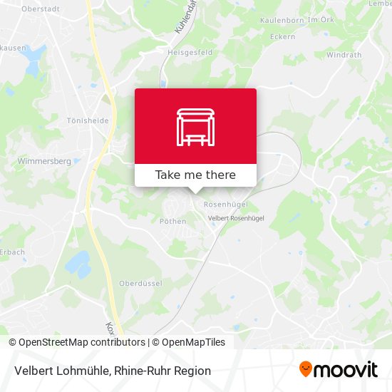 Velbert Lohmühle map