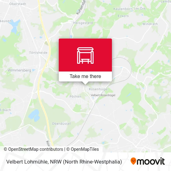 Карта Velbert Lohmühle