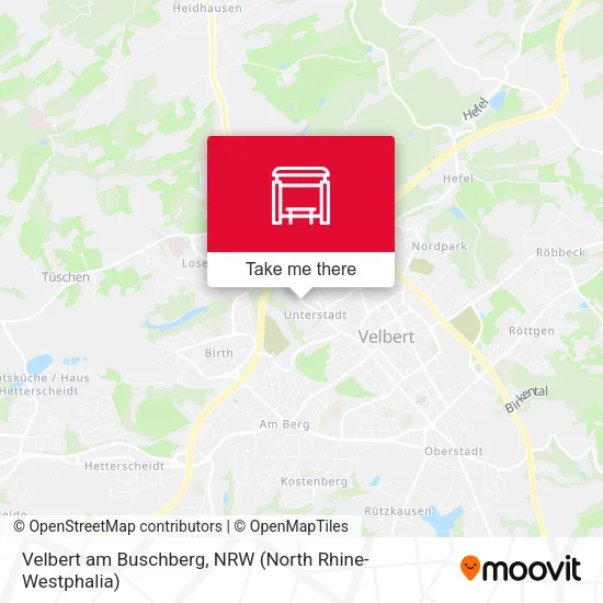 Карта Velbert am Buschberg