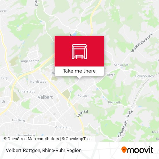 Velbert Röttgen map